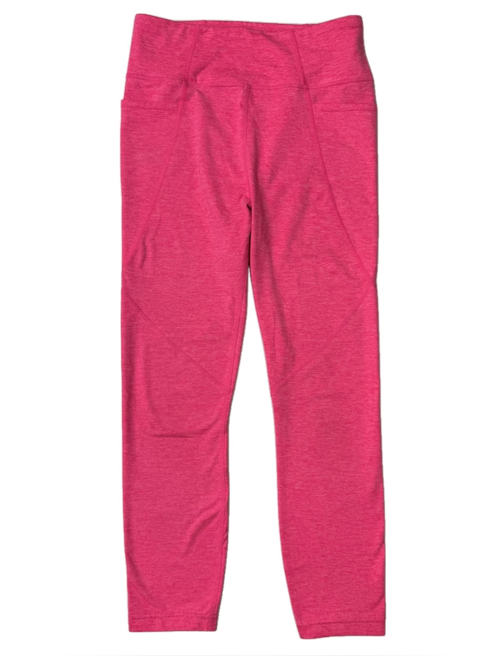 {JoyLab} Hot Neon Pink Space Dye Brushed Jersey Leggings WAP30